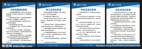 工地办公室管理规章制度岗位职责图片