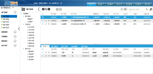 CRM客户资料|关系|销售合同管理系统软件定制开发 - 51云办公软件